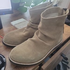 Suede ankle boots